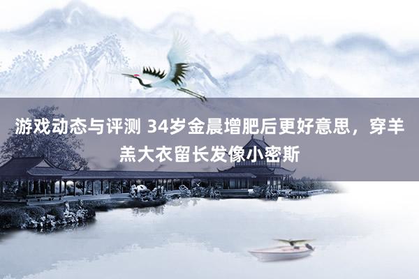 游戏动态与评测 34岁金晨增肥后更好意思，穿羊羔大衣留长发像小密斯