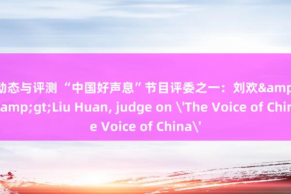 游戏动态与评测 “中国好声息”节目评委之一：刘欢&lt;br/&gt;Liu Huan, judge on 'The Voice of China'